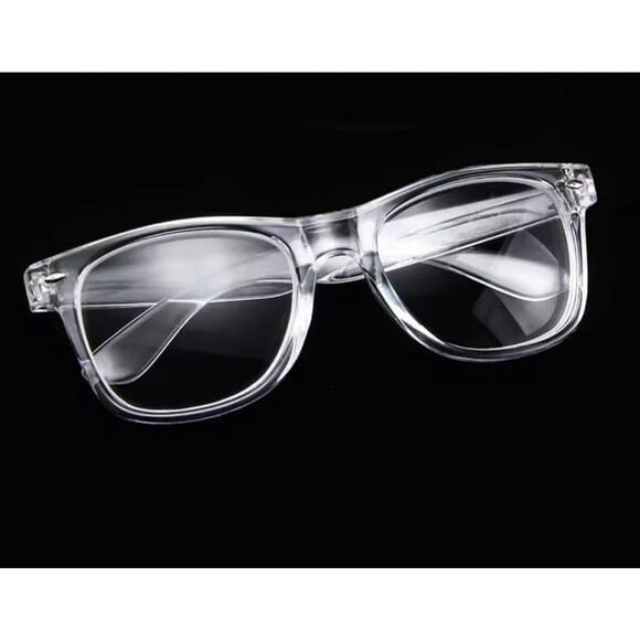 Transparent Computer Glasses Frame Women Men Anti Blue Light square Eyewear Bloc - Picture 5 of 7